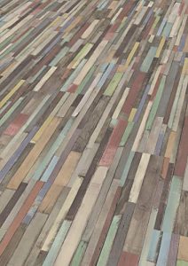 EGGER EHL008 bunt Home Laminat-Boden Dimas Wood (7mm, 2,494m²) | kreative Vintageoptik | Einfache Verlegung durch CLIC It Klicksystem