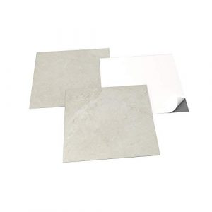 GENERIQUE - PVC Bodenbelag - Selbstklebende Fliesen - Marmoreffekt - Grau/Beige