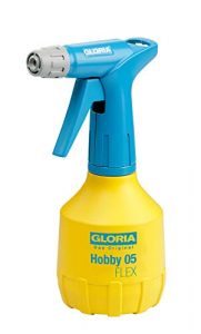 GLORIA Handsprüher Hobby 05 FLEX, 0,5 L Sprühflasche mit Doppelhubpumpe
