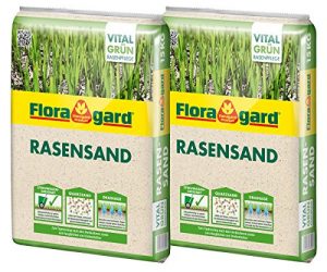 Floragard Rasen-Sand 2x15 kg für 20 m² • zum Lüften schwerer Böden