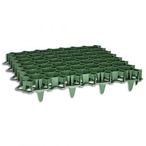 Wohnkult 10 Stück Rasengitter aus Kunststoff grün 50 x 50 x 4 cm
