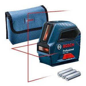Bosch Professional Kreuzlinienlaser GLL 2-10 (roter Laser, Max. Reichweite: 10 m