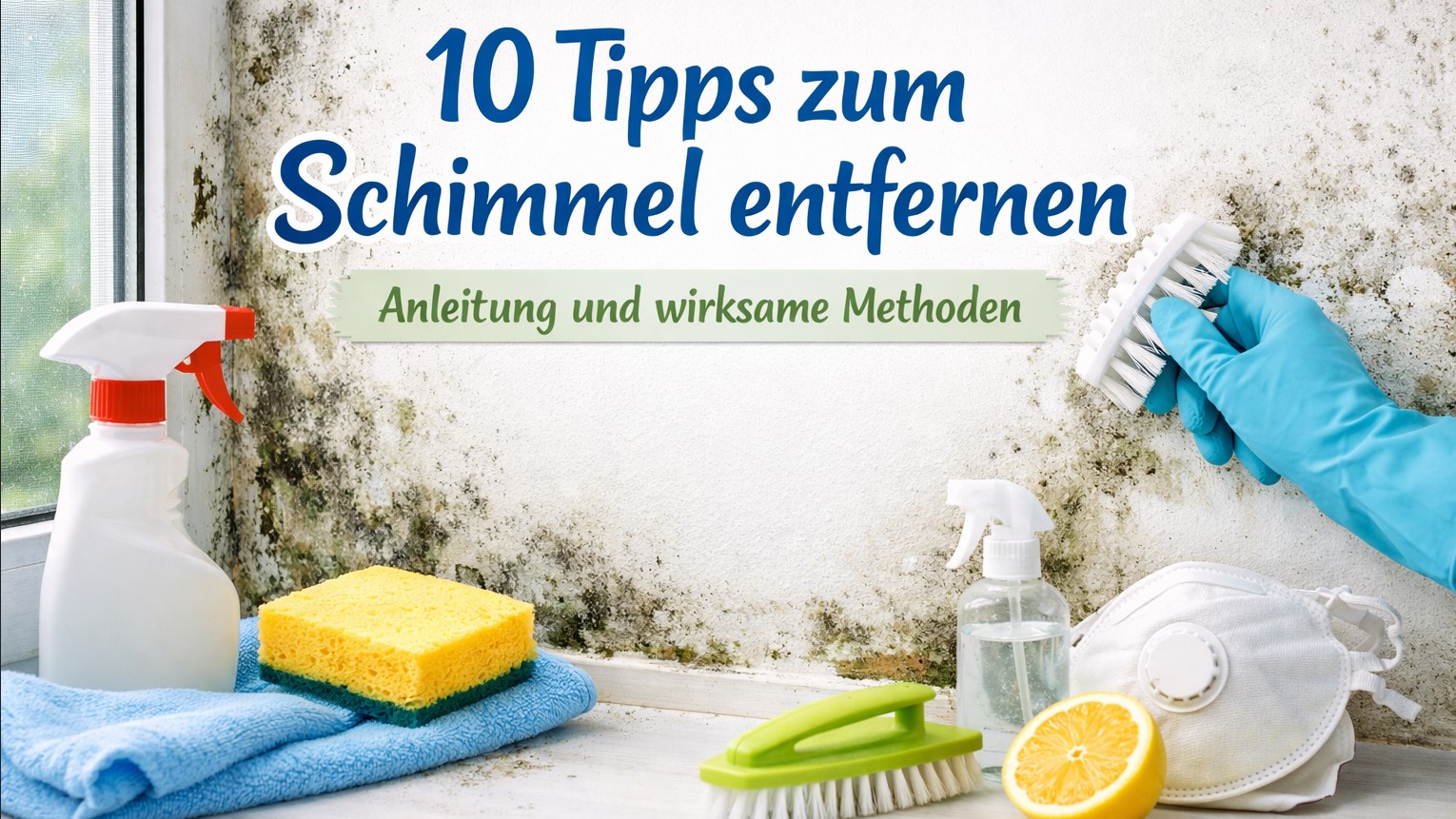 10 Tipps zum Schimmel entfernen – Anleitung und wirksame Methoden