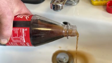 Abfluss mit Cola reinigen