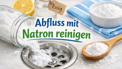Abfluss mit Natron reinigen