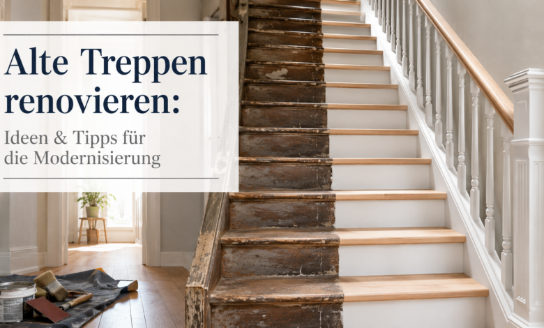 Alte Treppen renovieren [Bild mit Hilfe von KI erstellt]