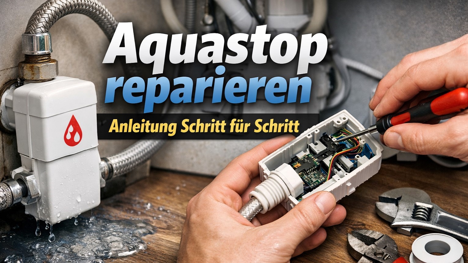 Aquastop reparieren – Anleitung Schritt für Schritt