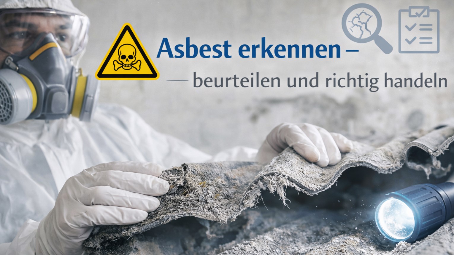Asbest erkennen – beurteilen und richtig handeln