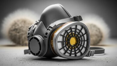 Atemschutzmaske gegen Schimmel