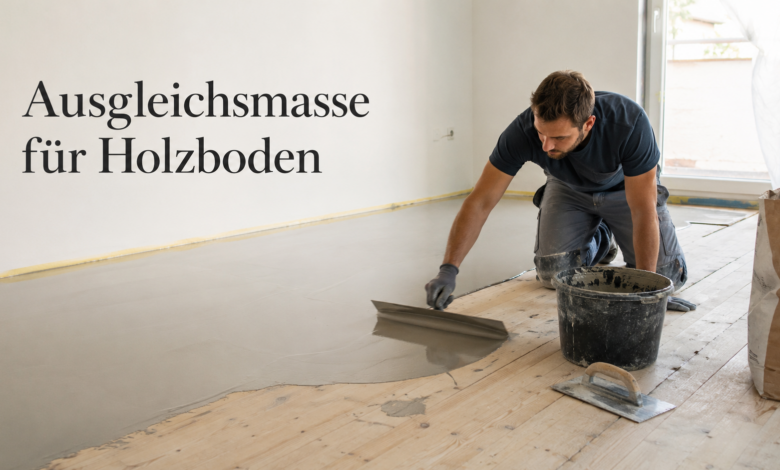 Ausgleichsmasse für Holzboden [Bild mit Hilfe von KI erstellt]