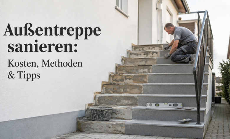 Aussentreppe sanieren [Bild mit Hilfe von KI erstellt]