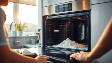 Backofen mit Backpulver reinigen