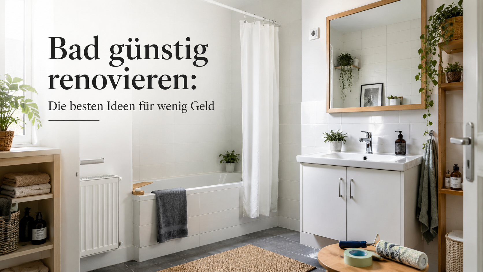 Bad günstig renovieren: Die besten Ideen für wenig Geld