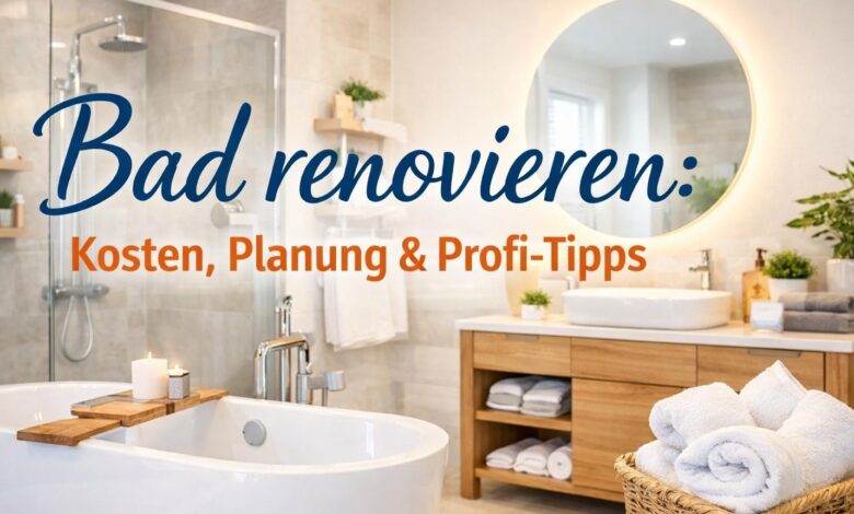 Bad renovieren [Bild mit Hilfe von KI erstellt]