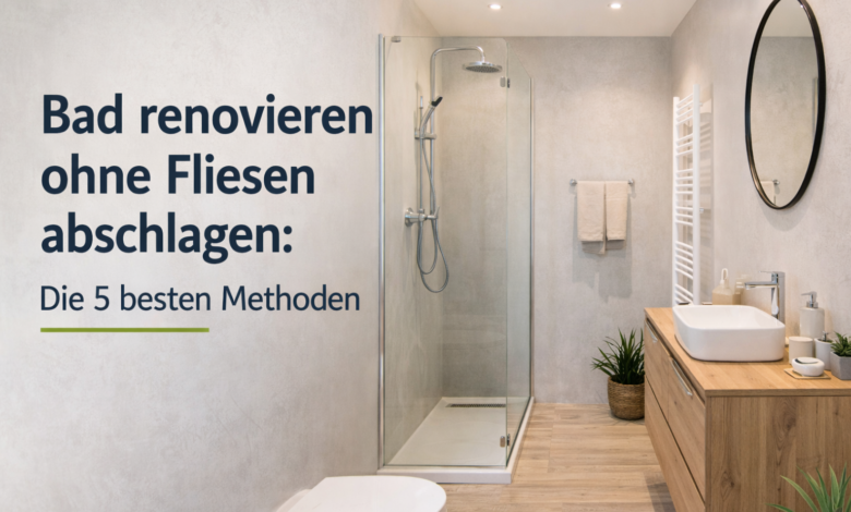 Bad renovieren ohne Fliesen abschlagen [Bild mit Hilfe von KI erstellt]