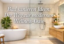 Bad sanieren zur Wellnessoase [Bild mit Hilfe von KI erstellt]