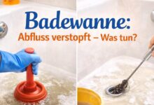 Badewanne Abfluss verstopft