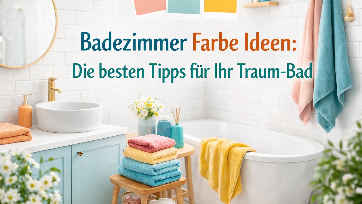 Badezimmer Farbe Ideen: Die besten Tipps für Ihr Traum-Bad