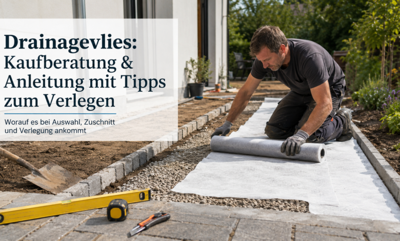Drainagevlies [Bild mit Hilfe von KI erstellt]