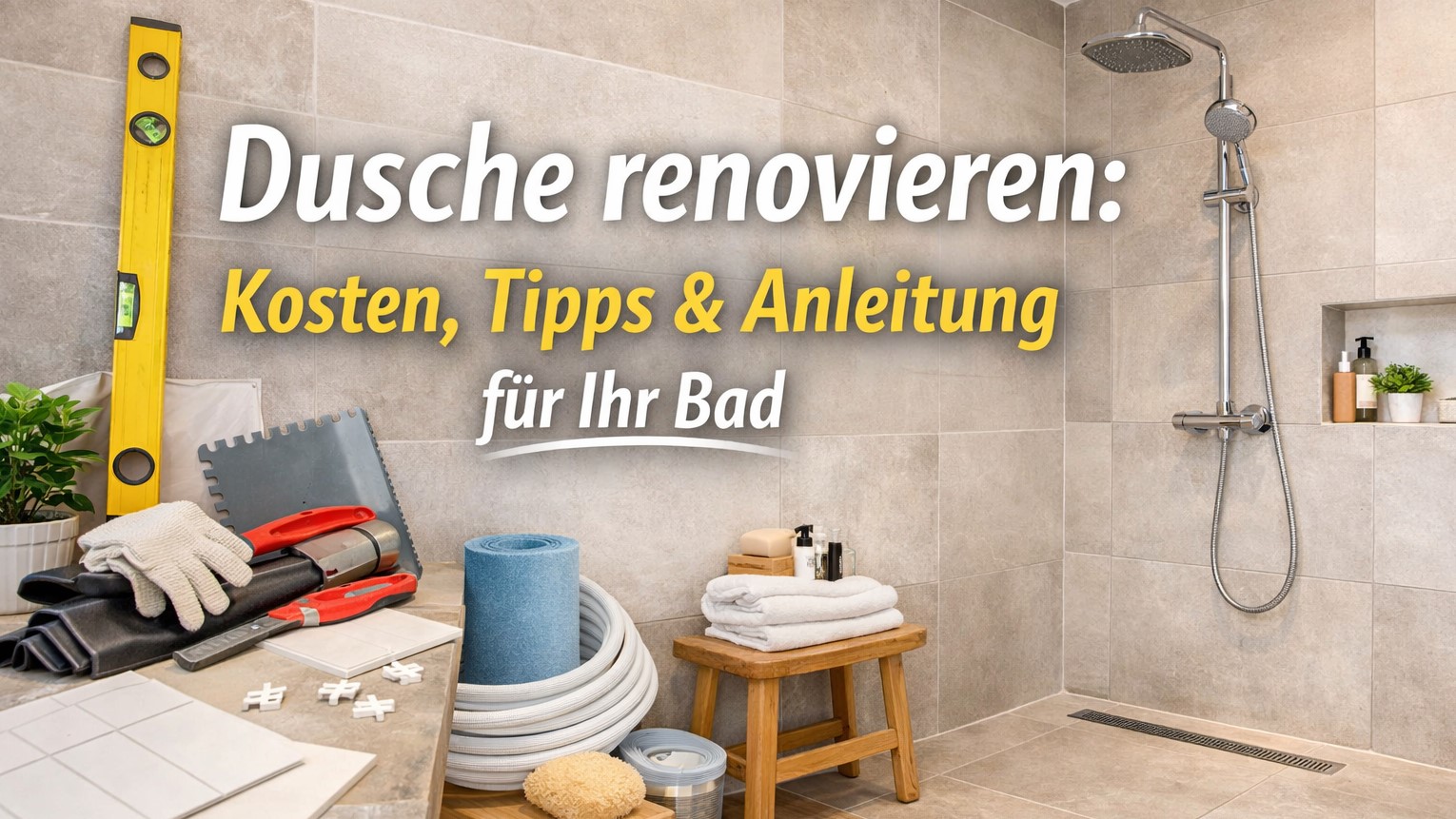 Dusche renovieren: Kosten, Tipps & Anleitung für Ihr Bad