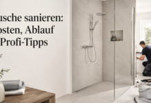 Dusche sanieren [Bild mit Hilfe von KI erstellt]