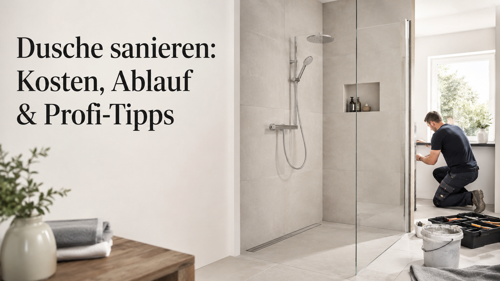 Dusche sanieren: Kosten, Ablauf & Profi-Tipps