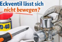 Eckventil lässt sich nicht bewegen [Bild mit Hilfe von KI erstellt]