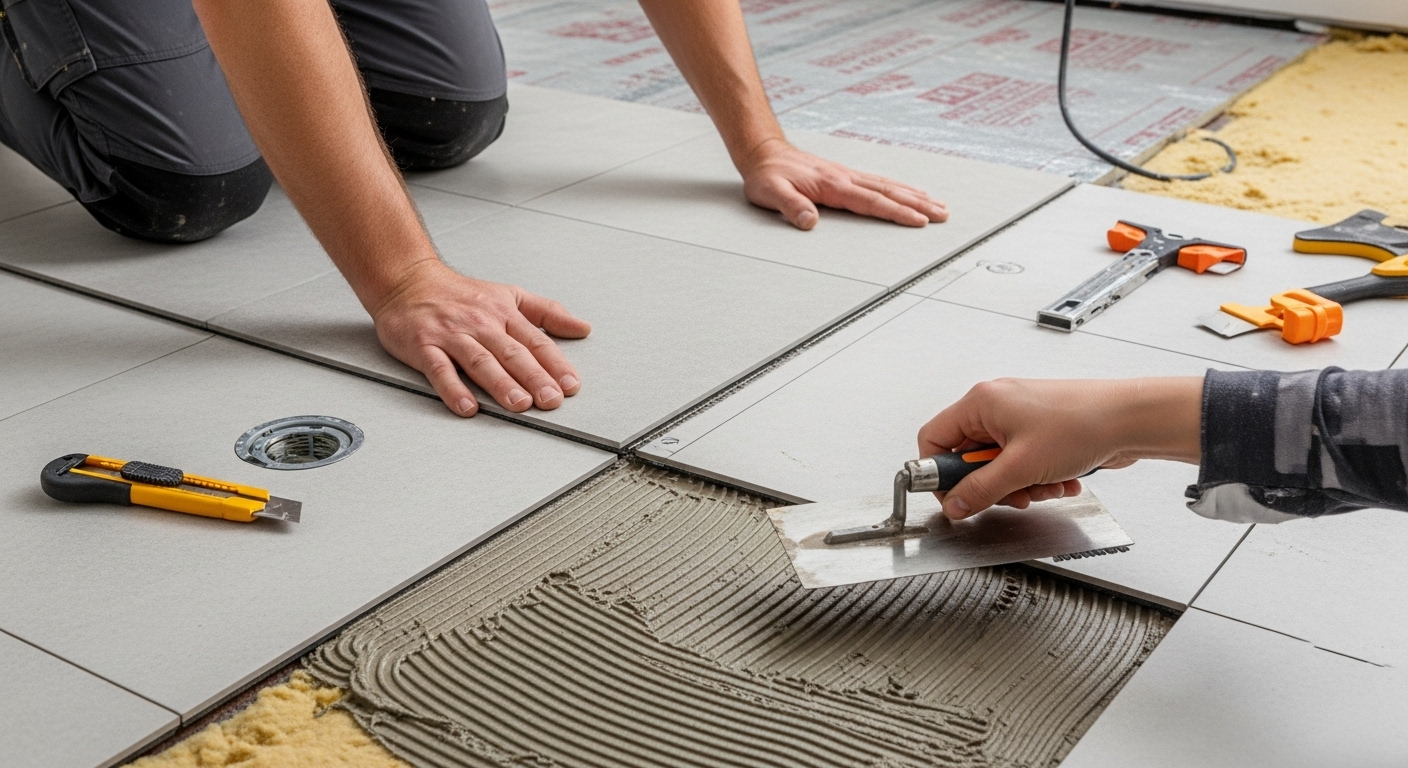 Entkopplungsmatte verlegen und richtig einsetzen