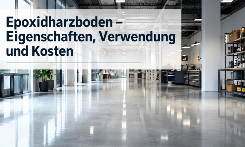 Epoxidharzboden – Eigenschaften und Nutzung [Bild mit Hilfe von KI erstellt]