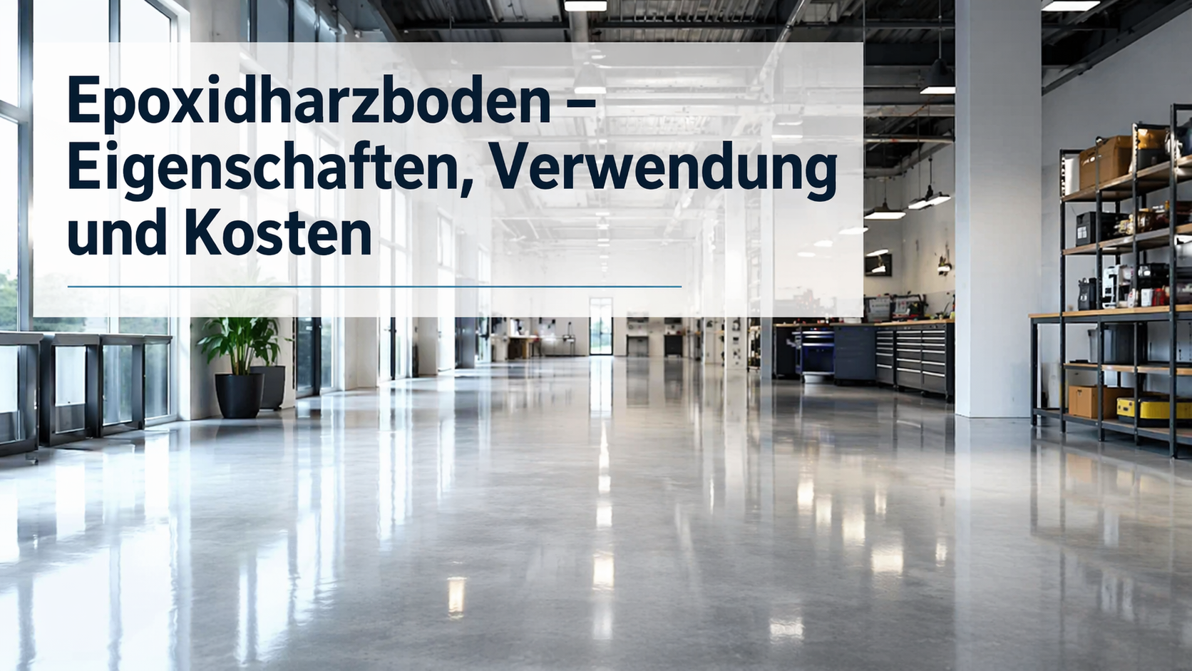 Epoxidharzboden – Eigenschaften, Verwendung und Kosten
