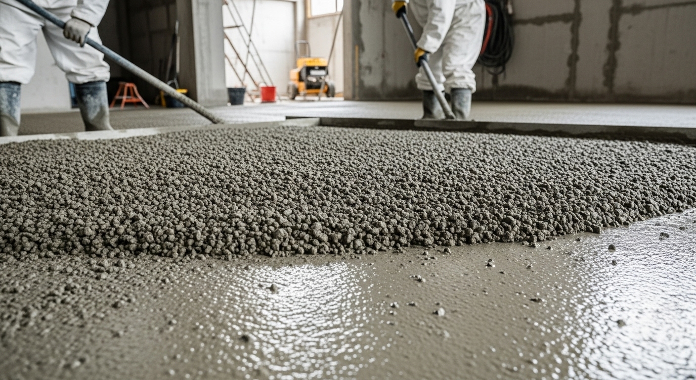 Estrichbeton – Verarbeitung, Anwendung, und Preise