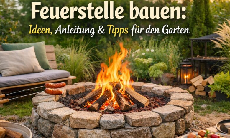 Feuerstelle bauen