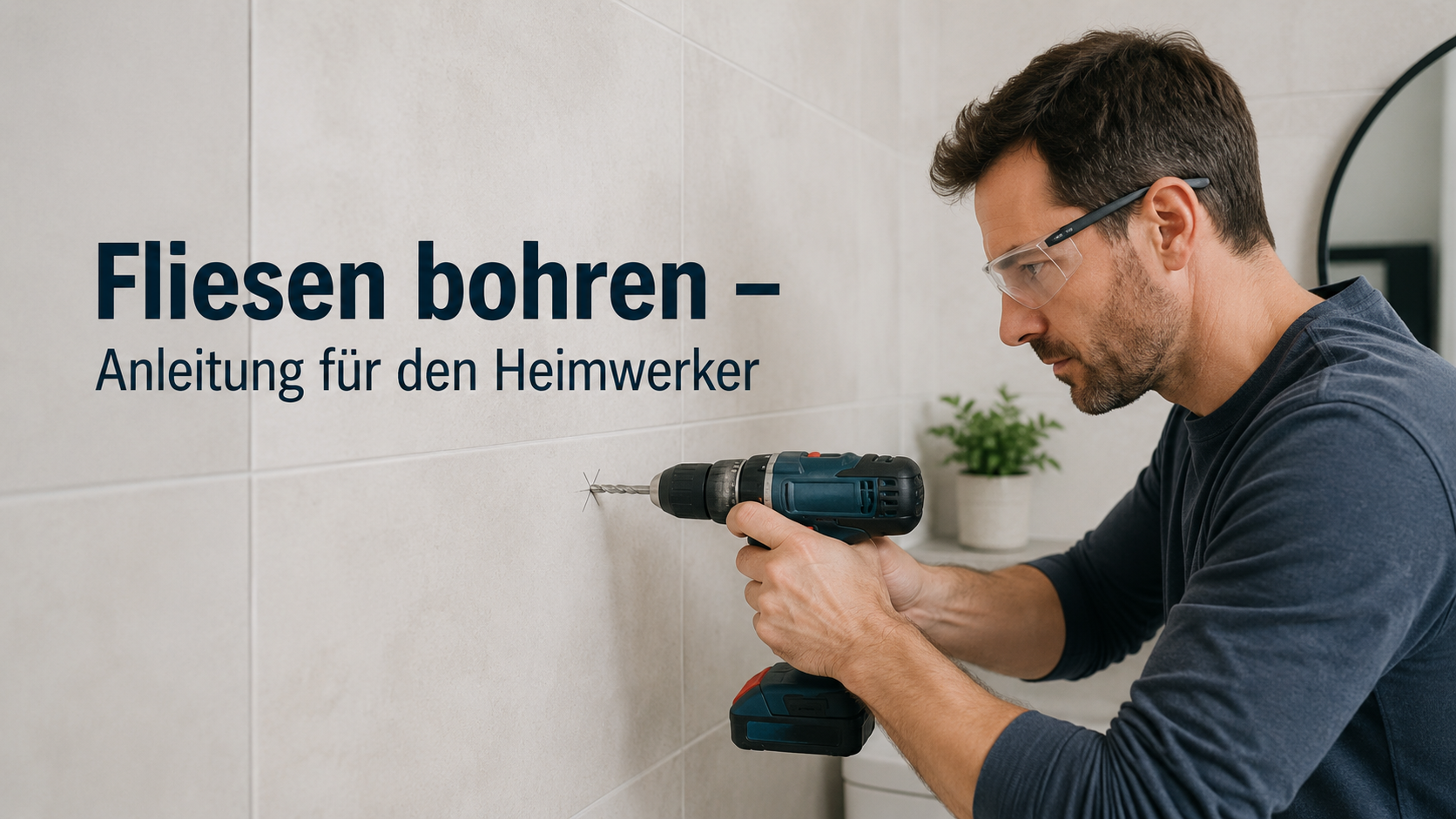 Fliesen bohren – Anleitung für den Heimwerker