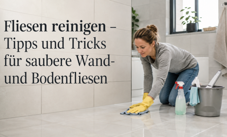 Fliesen reinigen [Bild mit Hilfe von KI erstellt]