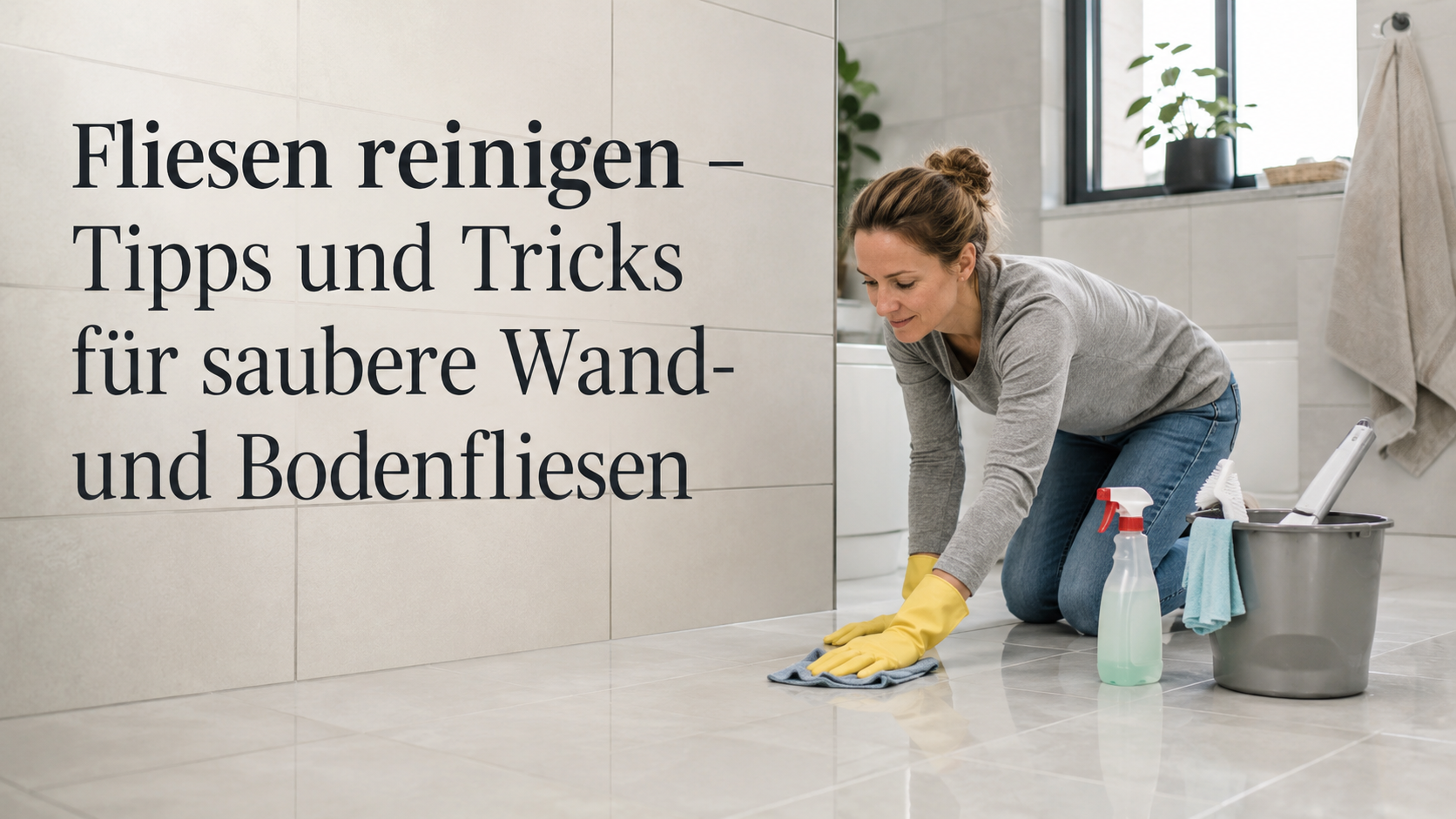 Fliesen reinigen – Tipps und Tricks für saubere Wand- und Bodenfliesen