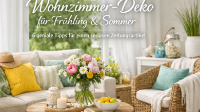 Frühling Sommer Wohnzimmer Deko