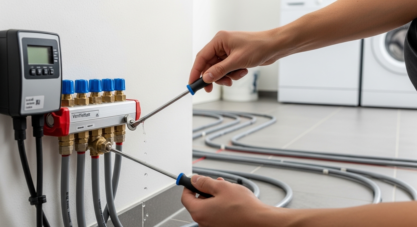Fußbodenheizung richtig entlüften