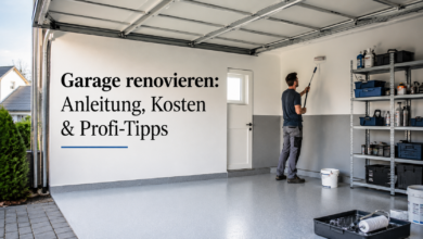 Garage renovieren [Bildinhalt mit KI erstellt]