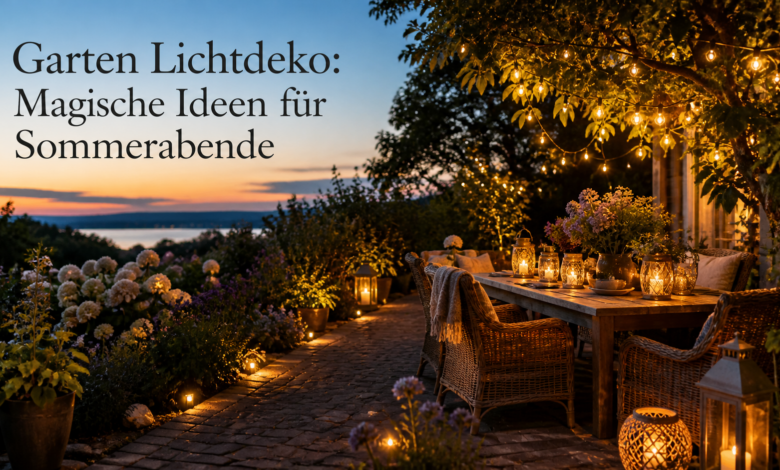 Garten Lichtdeko