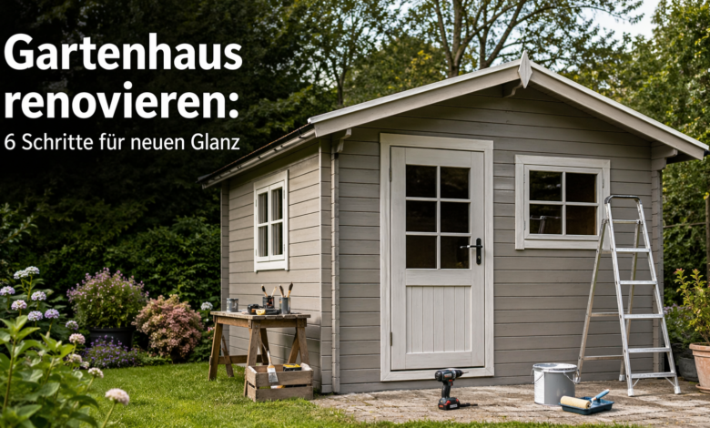 Gartenhaus renovieren