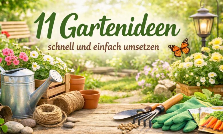 Gartenideen schnell und einfach umsetzen