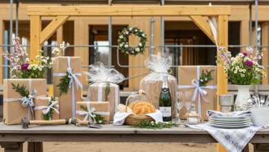 Geschenke zum Richtfest