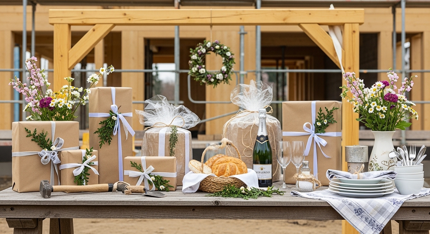 Geschenke zum Richtfest
