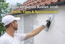 Haus verputzen Kosten 2026 [Bild mit Hilfe von KI erstellt]