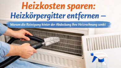 Heizkörpergitter entfernen