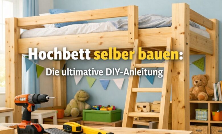 Hochbett selber bauen