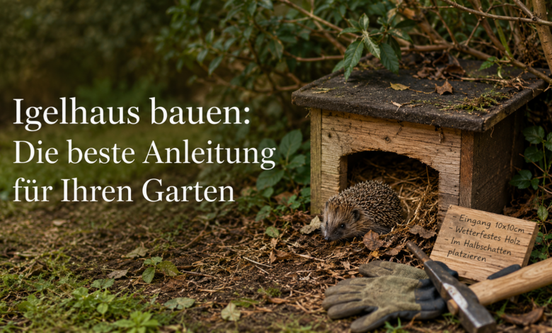 Igelhaus bauen