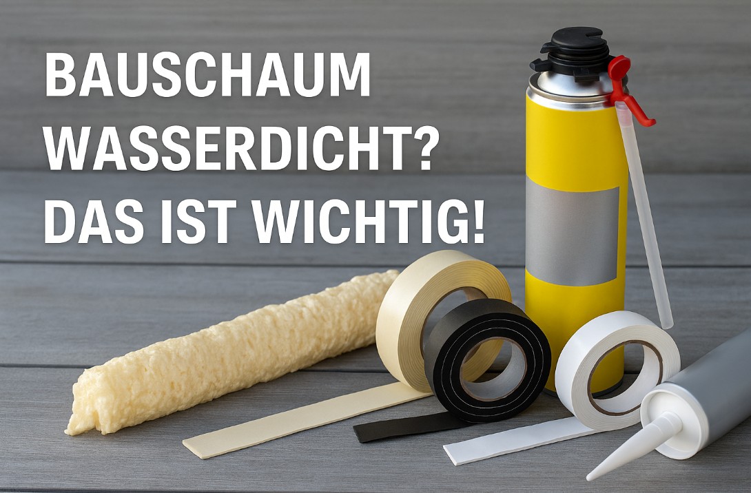 Ist Bauschaum wasserdicht? Das ist wichtig!