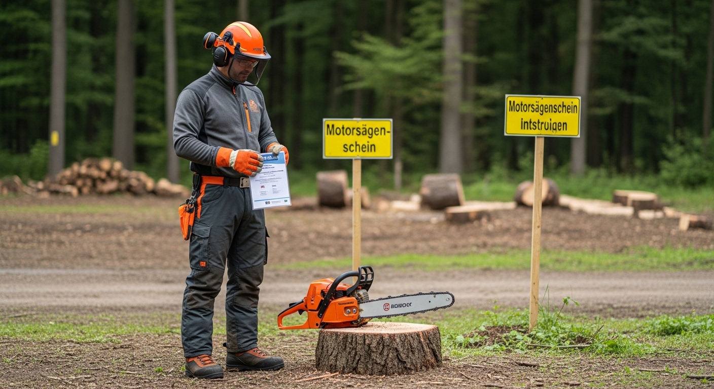 Ist ein Motorsägenschein Pflicht?
