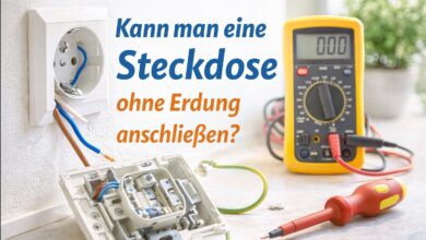 Kann man eine Steckdose ohne Erdung anschliessen
